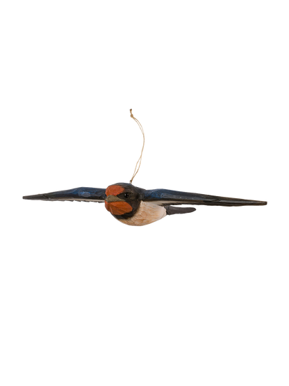 Drewniana dekoracyjna zawieszka Jaskółka Wildlife Garden BEBE Concept 