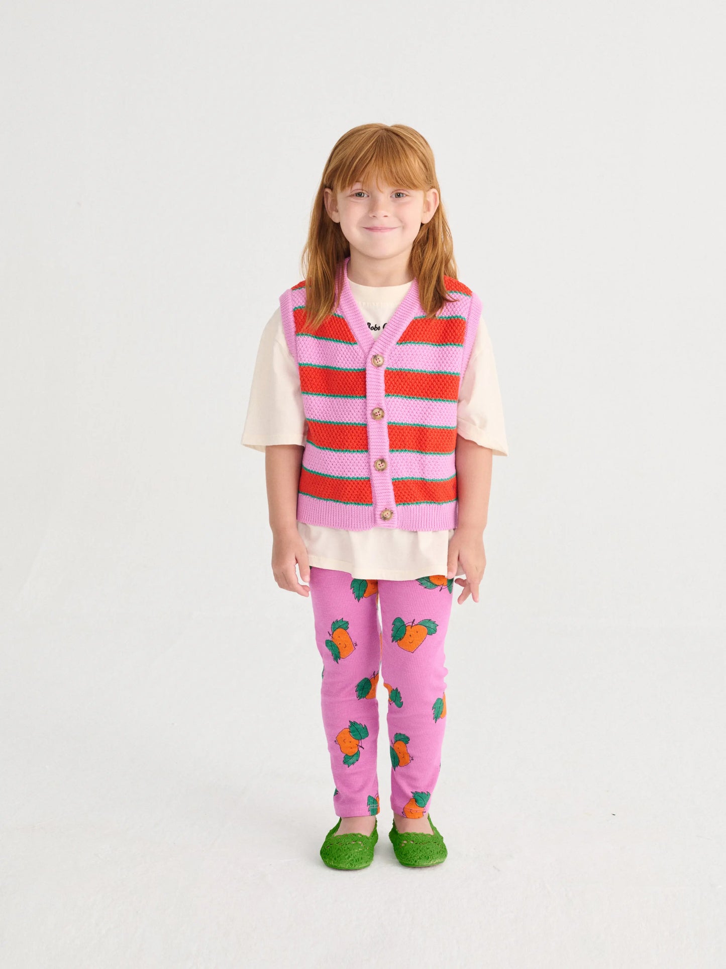 Tangerine all over leggings Bobo Choses BEBE Concept 