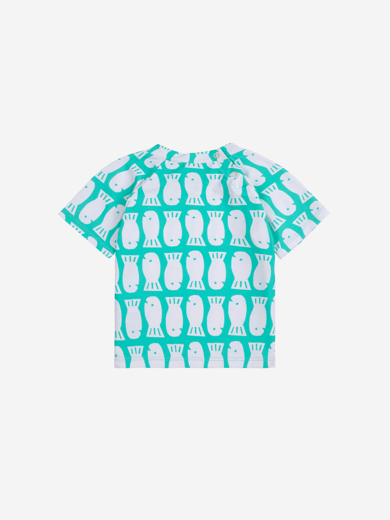 Koszulka kąpielowa Lucky Fish all over swim T-shirt Baby Bobo Choses BEBE Concept 