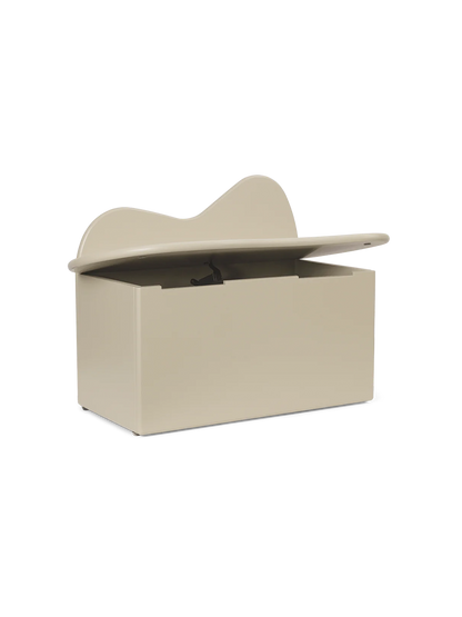 Drewniana ława ze schowkiem Slope Bench Ferm Living BEBE Concept 