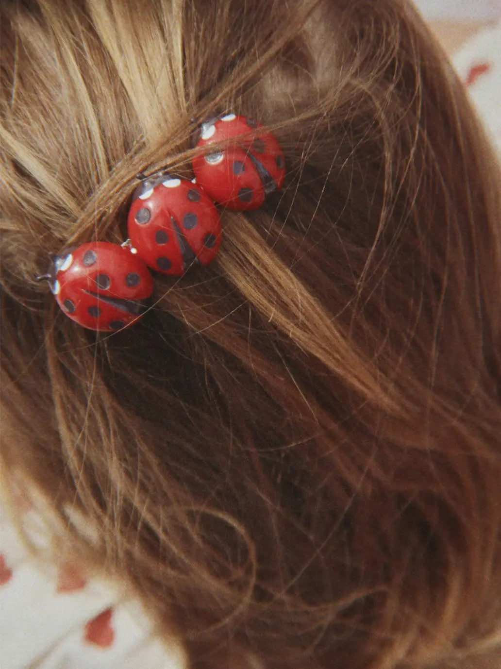 Ladybug Hair Clips 4-pack Konges Slojd BEBE Concept 