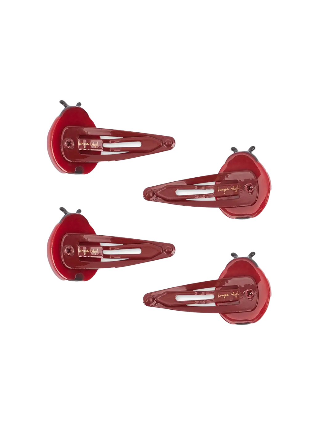Ladybug Hair Clips 4-pack Konges Slojd BEBE Concept 