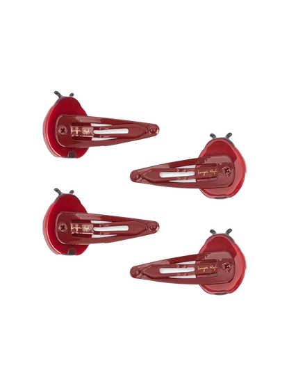 Ladybug Hair Clips 4-pack Konges Slojd BEBE Concept 