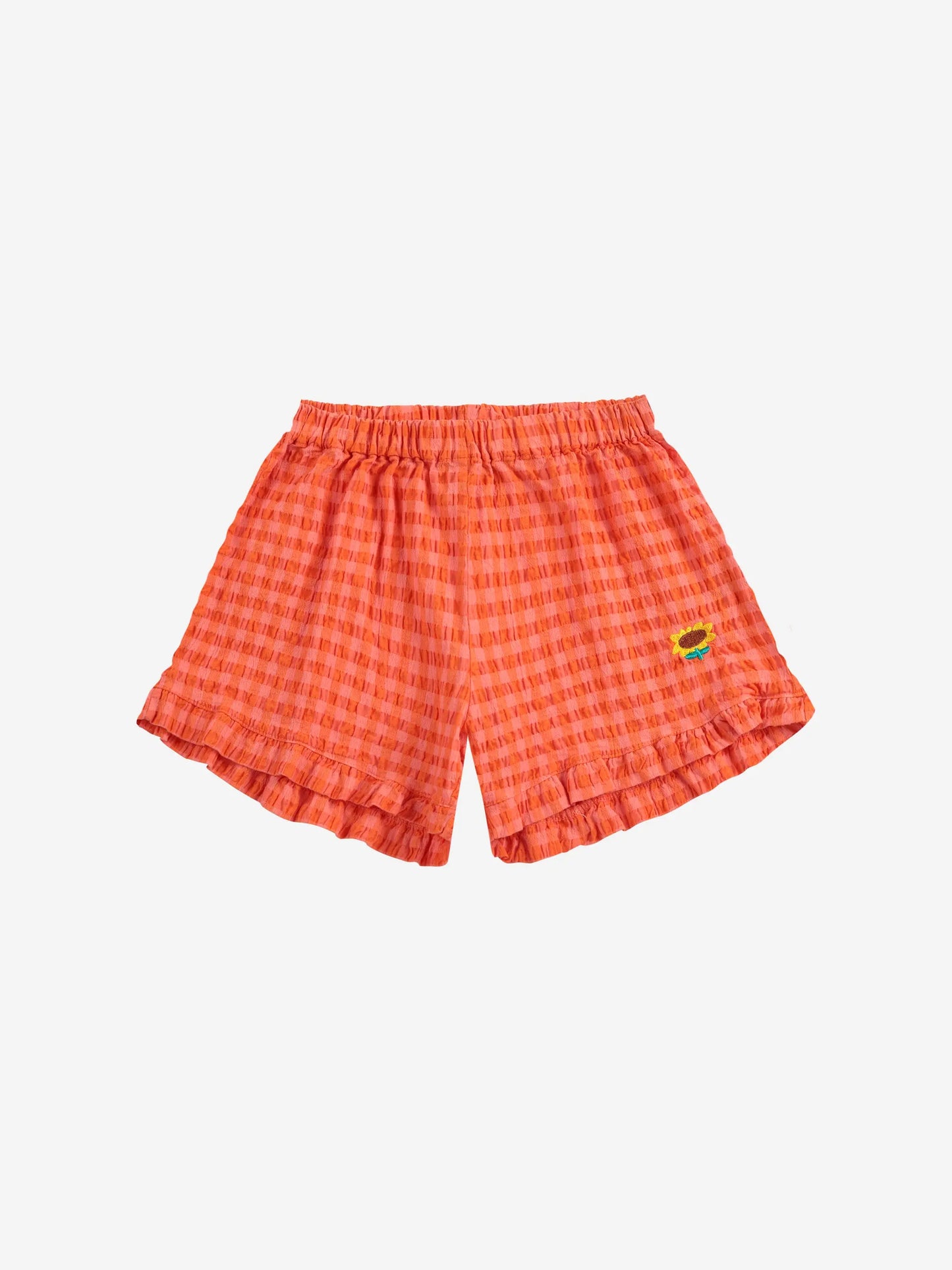 OUTLET Spodenki Vichy ruffle woven shorts | rozm. 10/11y Bobo Choses BEBE Concept 