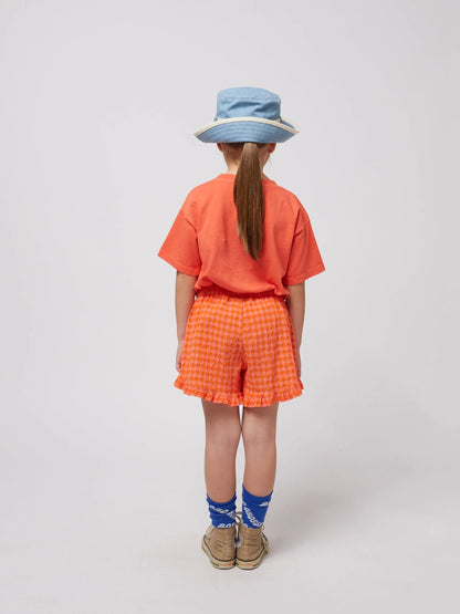 OUTLET Spodenki Vichy ruffle woven shorts | rozm. 10/11y Bobo Choses BEBE Concept 