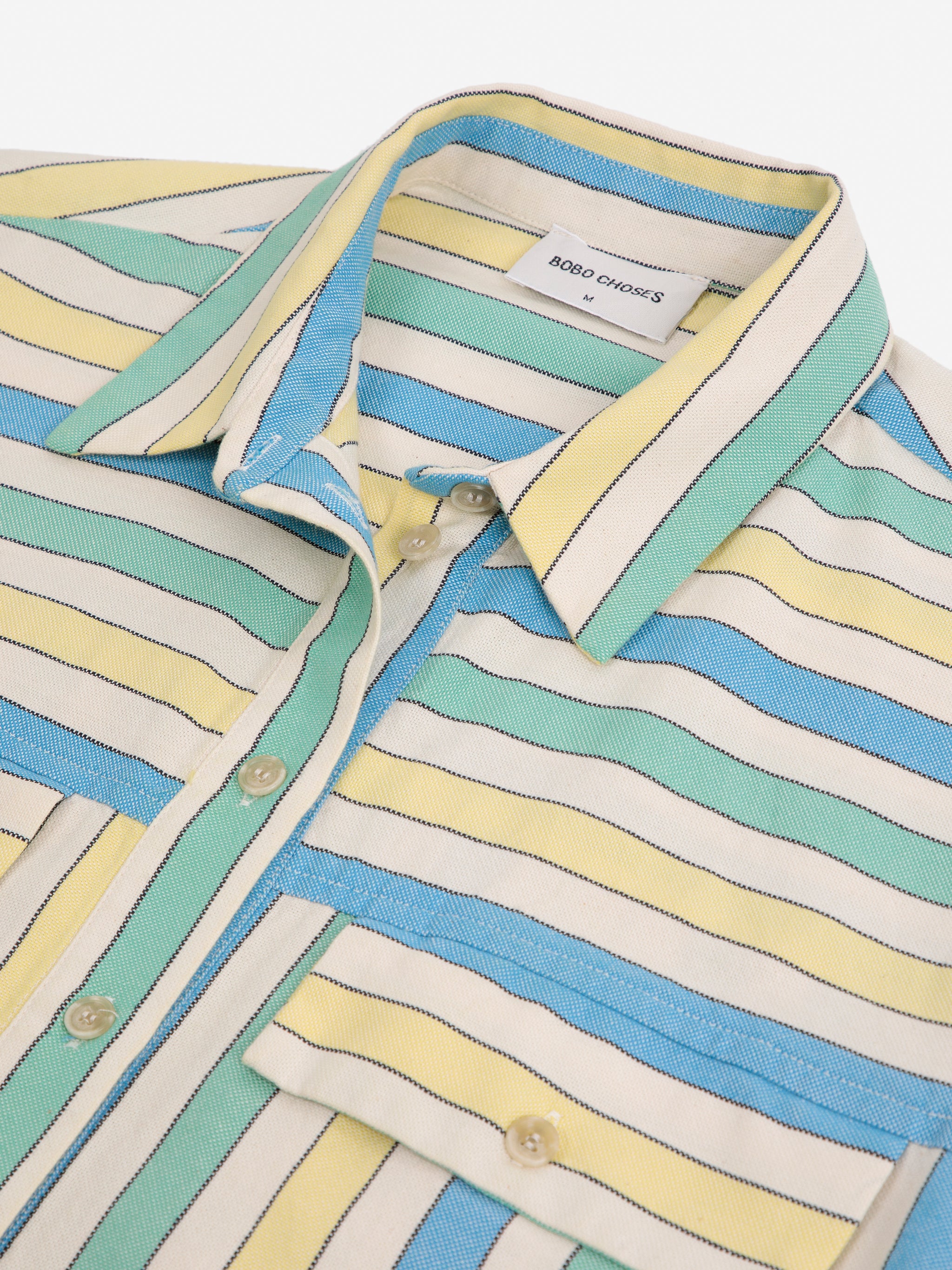OUTLET Koszula Multicolor stripes relaxed shirt Adult | rozm. L Bobo Choses BEBE Concept 