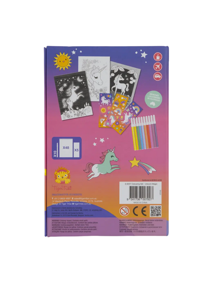 Zestaw Kolorowanek - Jednorożcowa Magia Tiger Tribe BEBE Concept 