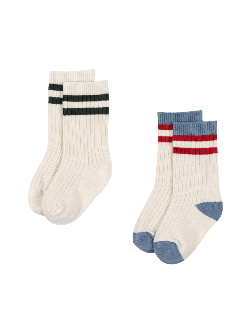 Zestaw skarpetek 2-pack Rib Socks PEARL BLUE