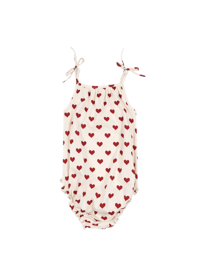Niemowlęce body Basic Strap AMOUR ROUGE