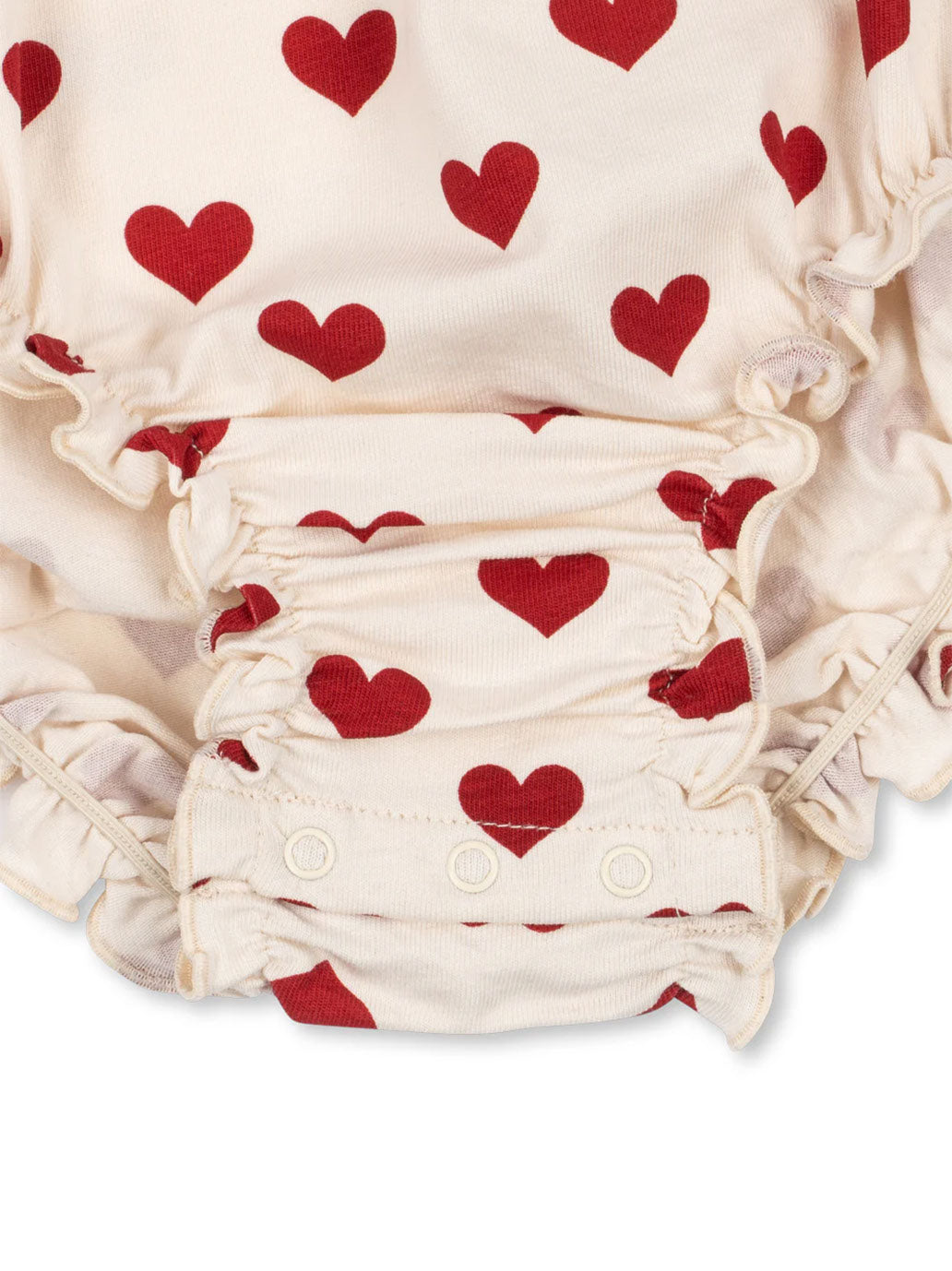 Niemowlęce body Basic Strap AMOUR ROUGE
