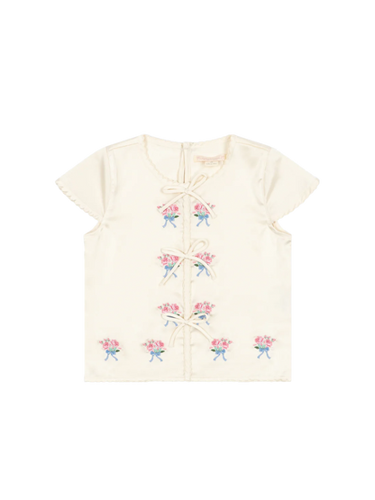Podkoszulka Sheeny Short Sleeve Top BUTTERCREAM