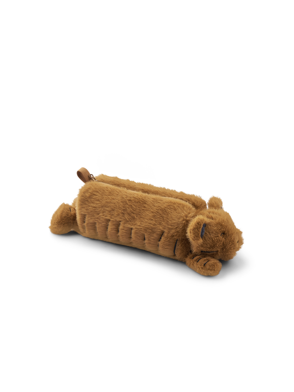 Dalina Tiger Plush Pouch GOLD CARAMEL