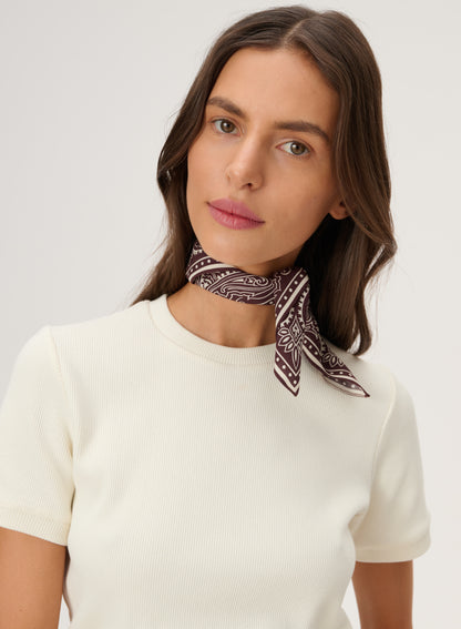 Mini sciarpa bandana BURGUNDY