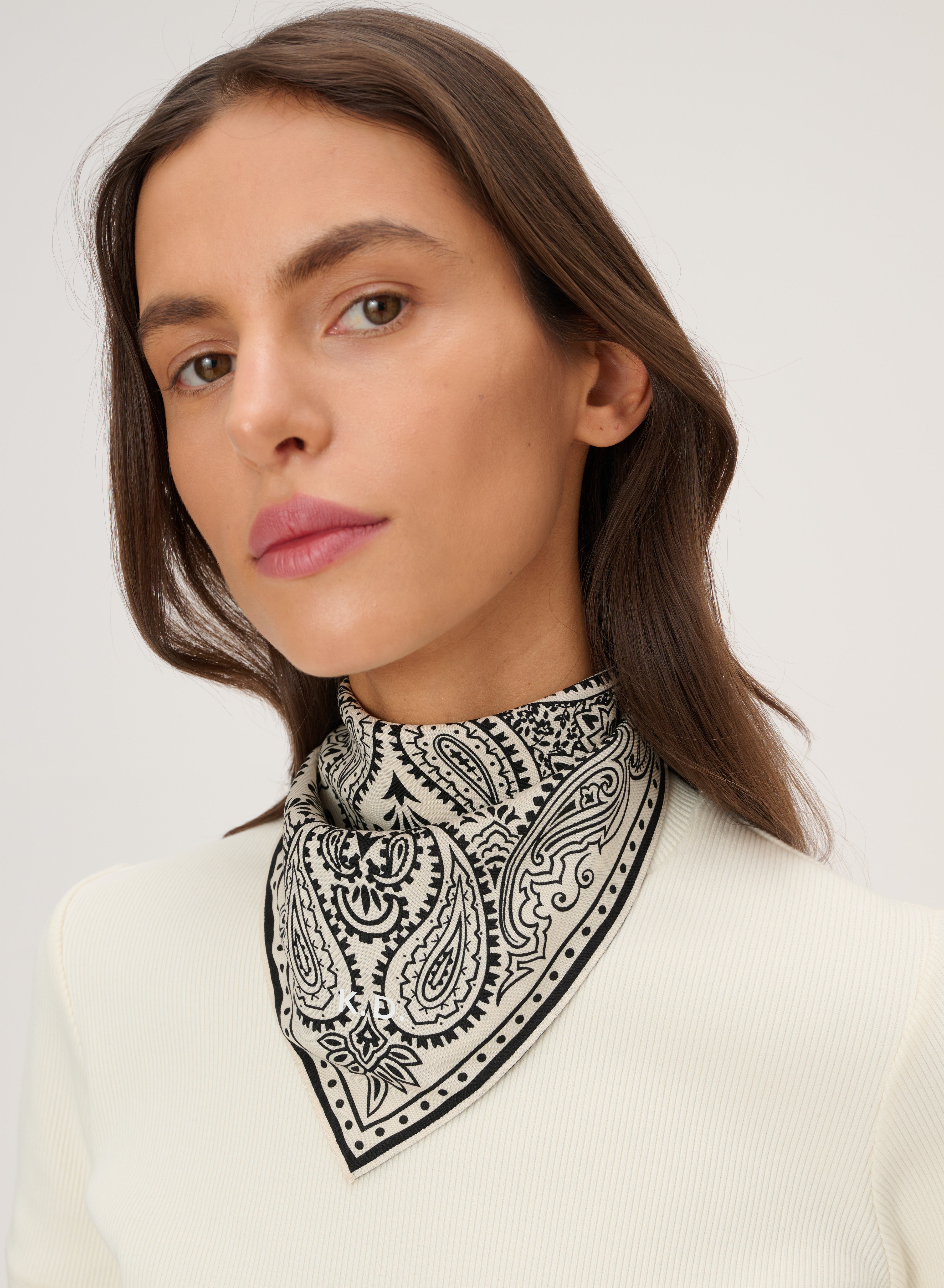 Bandana Mini Ecru ECRU/BLACK