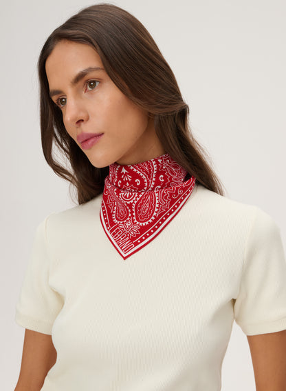 Mini pañuelo tipo bandana RED