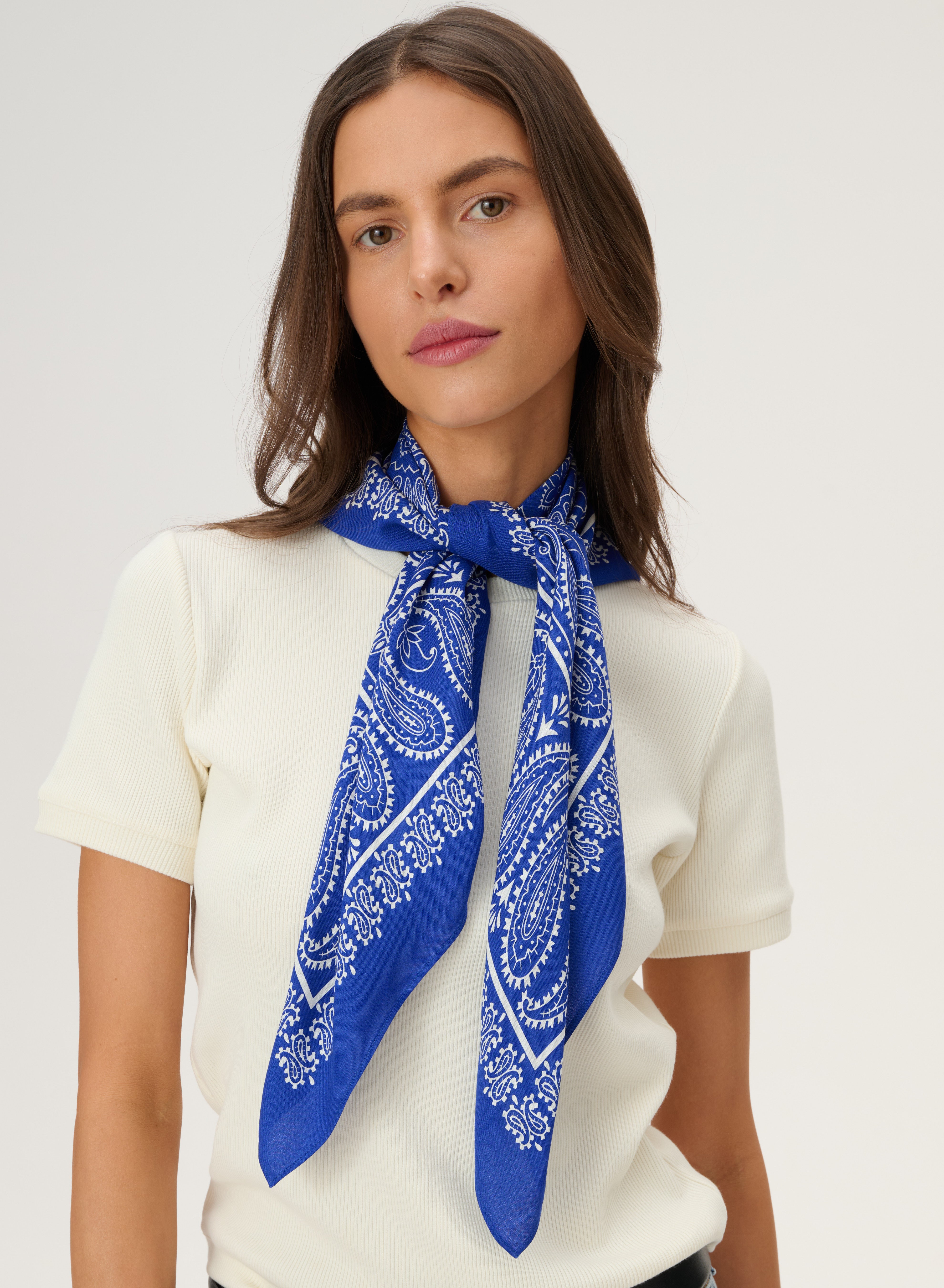 Sciarpa bandana CORNFLOWER BLUE