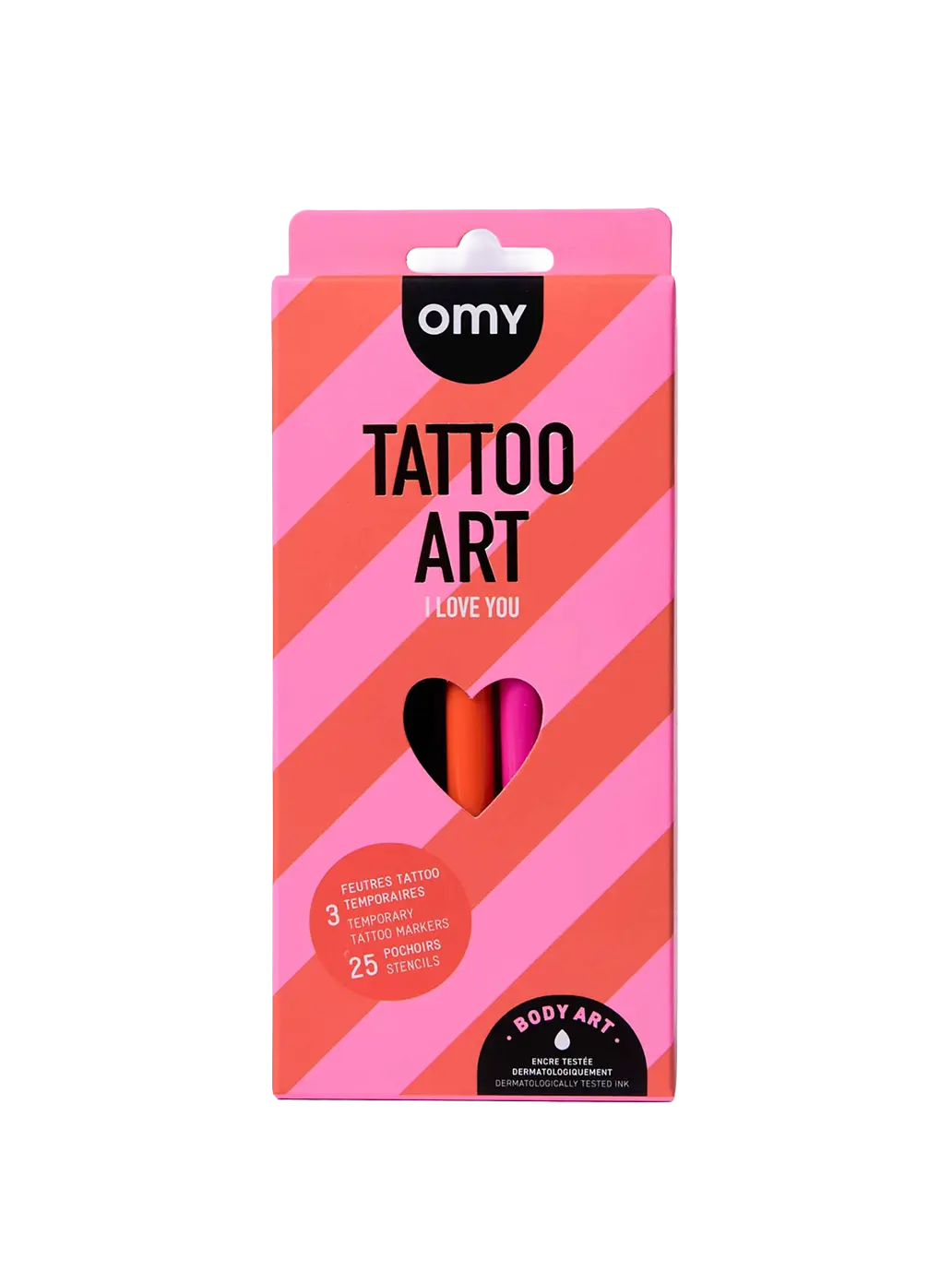 Flamastry do tatuaży Tattoo Art OMY BEBE Concept 