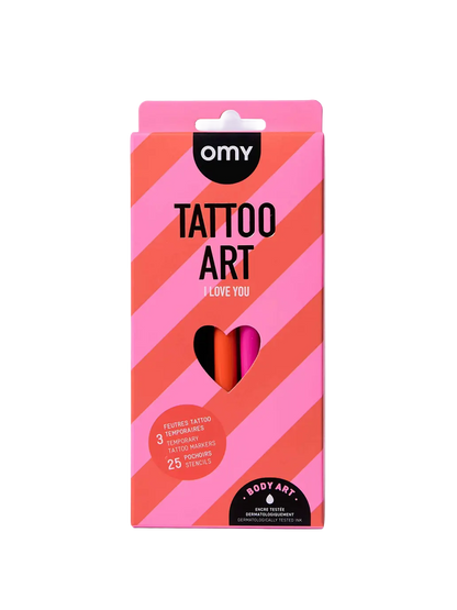 Flamastry do tatuaży Tattoo Art OMY BEBE Concept 