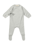 Kaszmirowy rampers niemowlęcy LIGHT BLUE