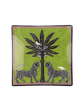Szklany talerzyk mydelniczka Mosaico Green GREEN