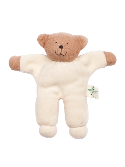 Lalka niemowlęca z grzechotką Terry Animal Doll Nanchen Natur BEBE Concept 