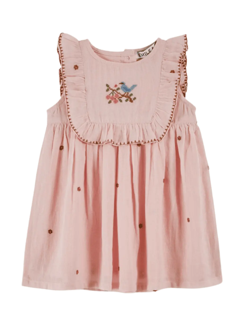 Embroidery Baby Dress Emile et Ida BEBE Concept 