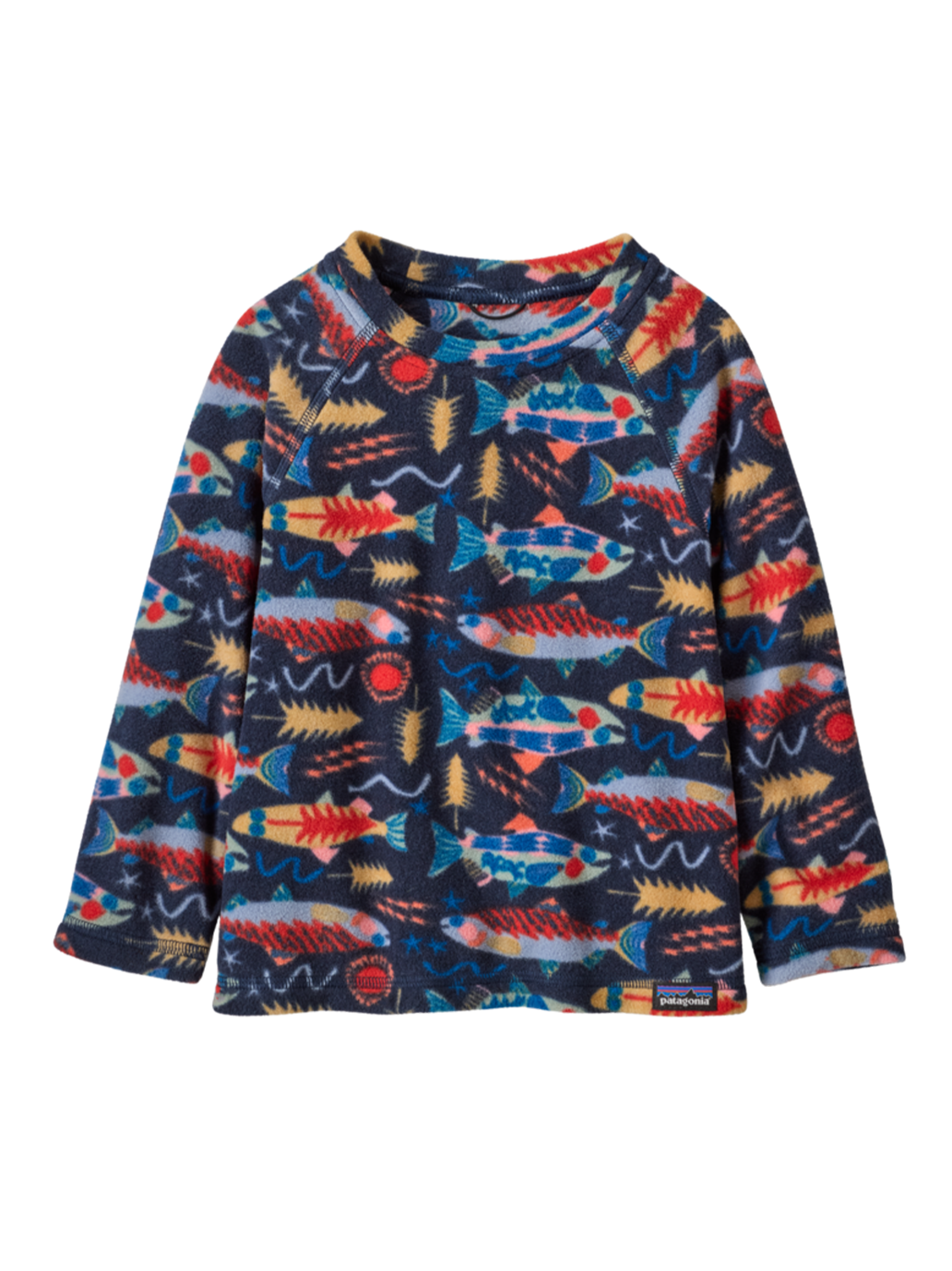 Bluza polarowa Baby Micro D Crew SALMON ENERGY: NEW NAVY