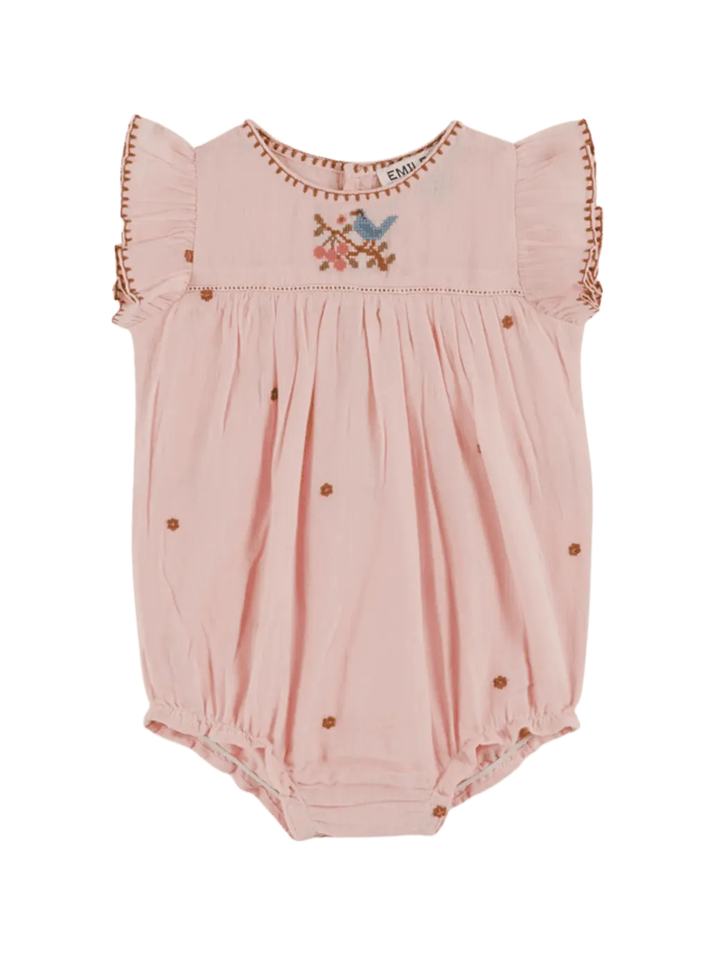 Embroidery Baby Romper Emile et Ida BEBE Concept 