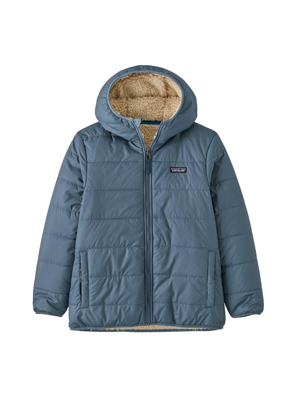 Felpa con cappuccio reversibile Freddy per bambini UTILITY BLUE