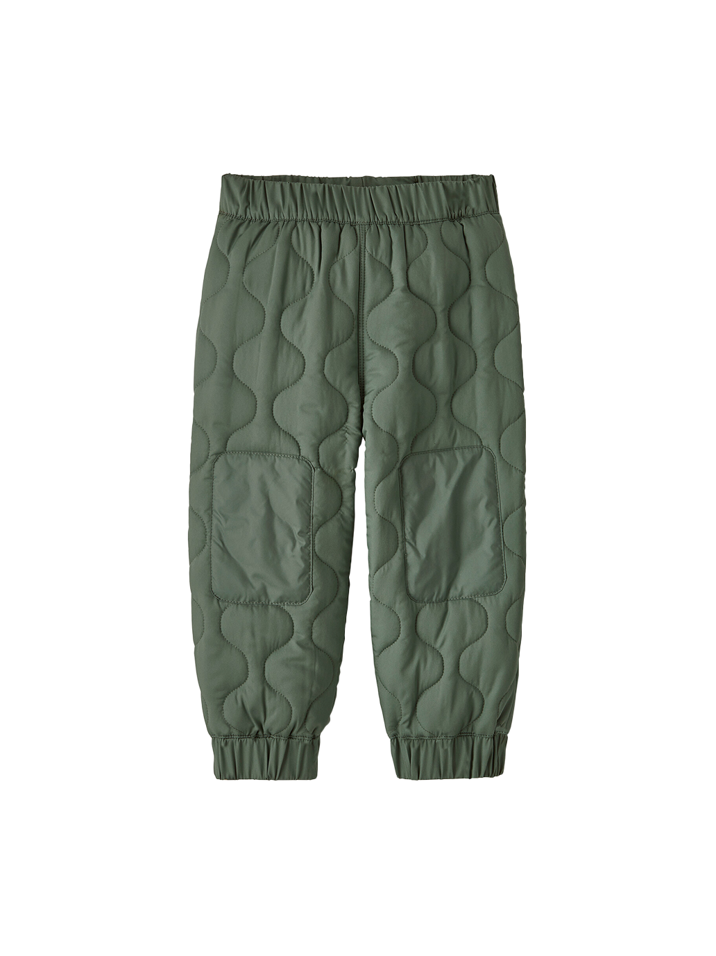 Ocieplane spodnie Baby quilted puff joggers HEMLOCK GREEN