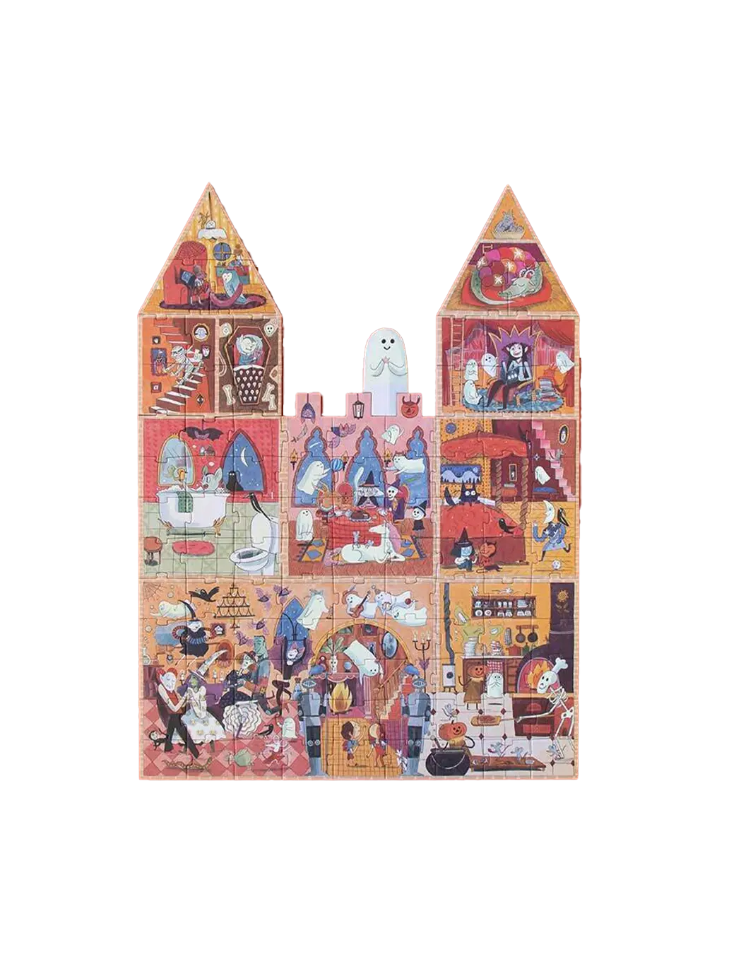 Dwustronne puzzle świecące w ciemności Enchanted Londji BEBE Concept 