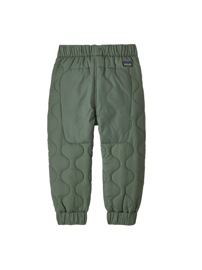 Ocieplane spodnie Baby quilted puff joggers HEMLOCK GREEN