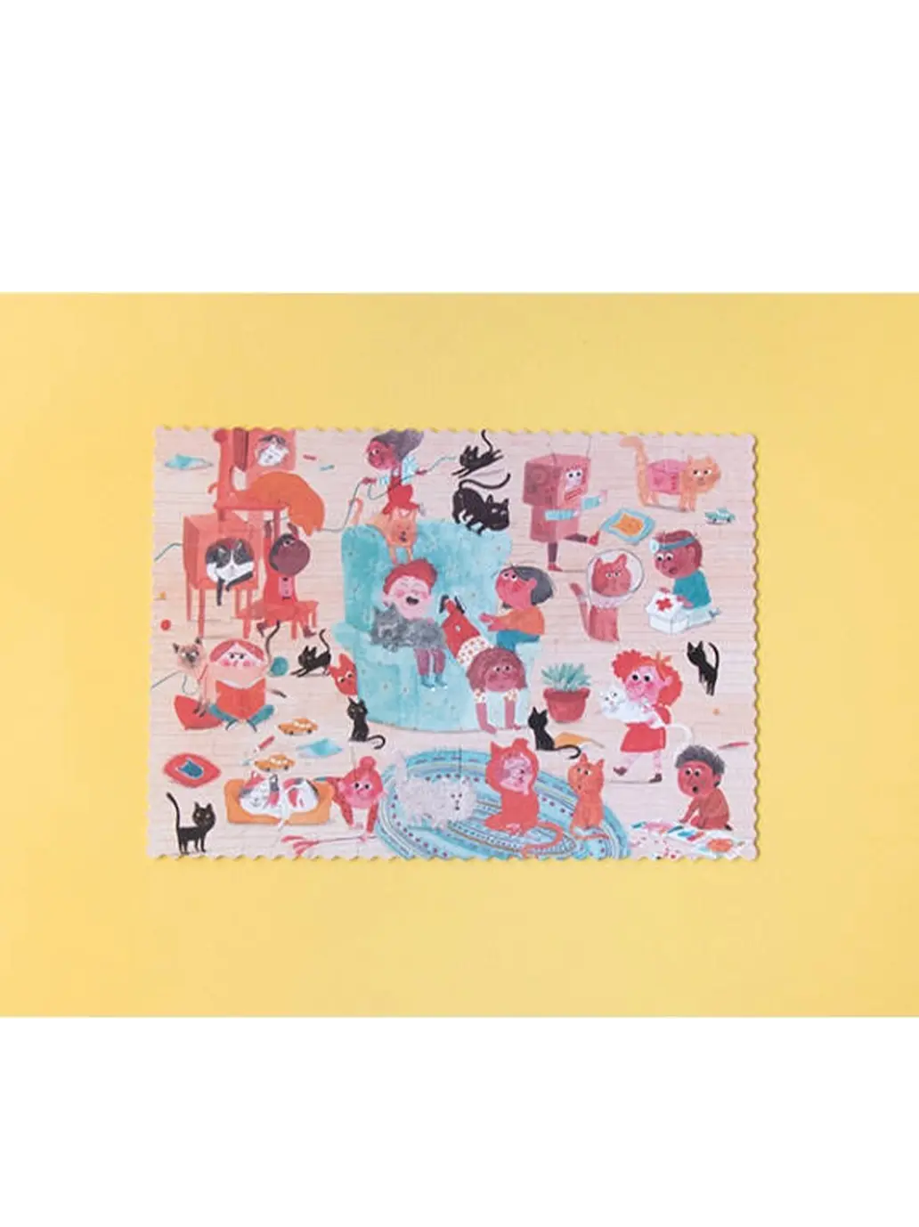 Puzzle kieszonkowe dla dzieci Cats &amp; Dogs Londji BEBE Concept 