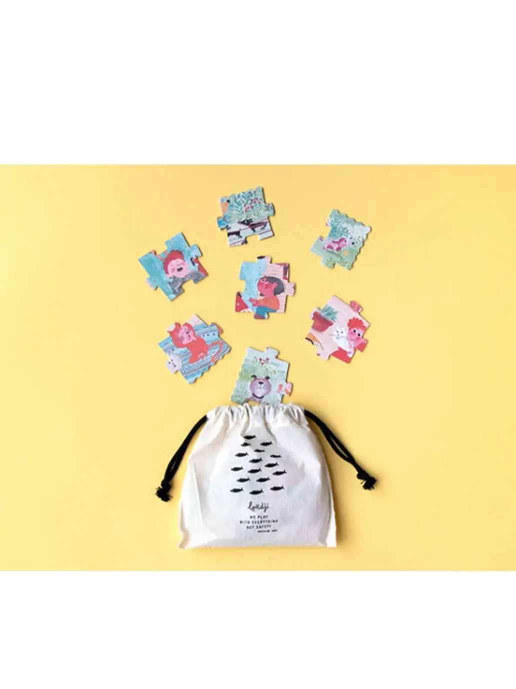Puzzle kieszonkowe dla dzieci Cats & Dogs Londji BEBE Concept 