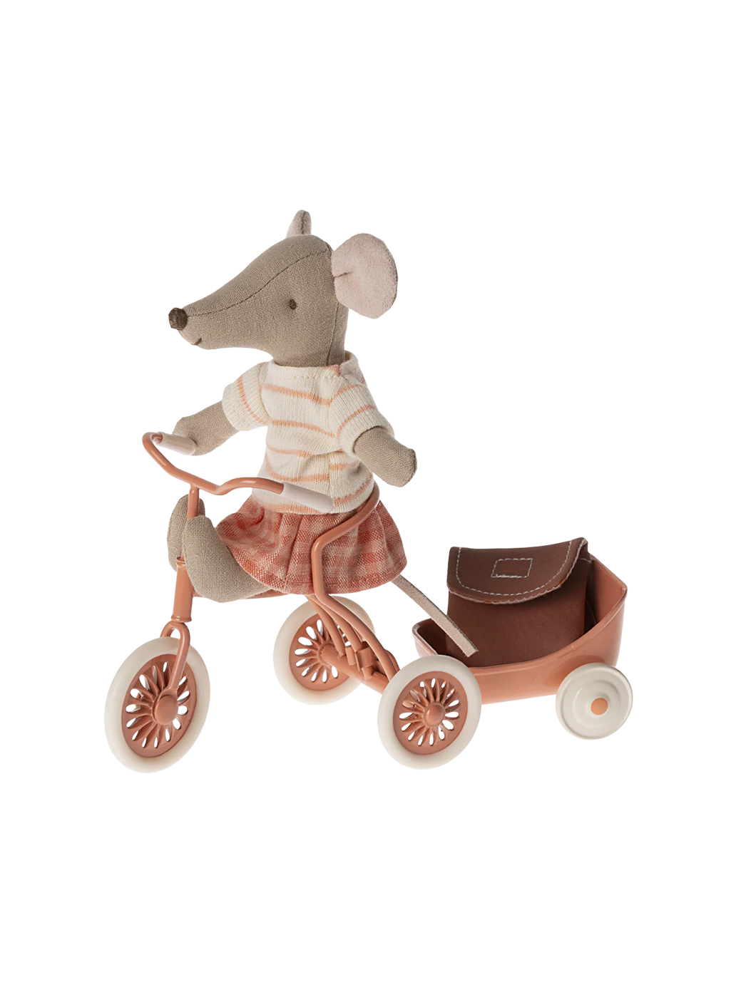 Myszka Tricycle Mouse z magnetycznymi łapkami BIG SISTER CORAL