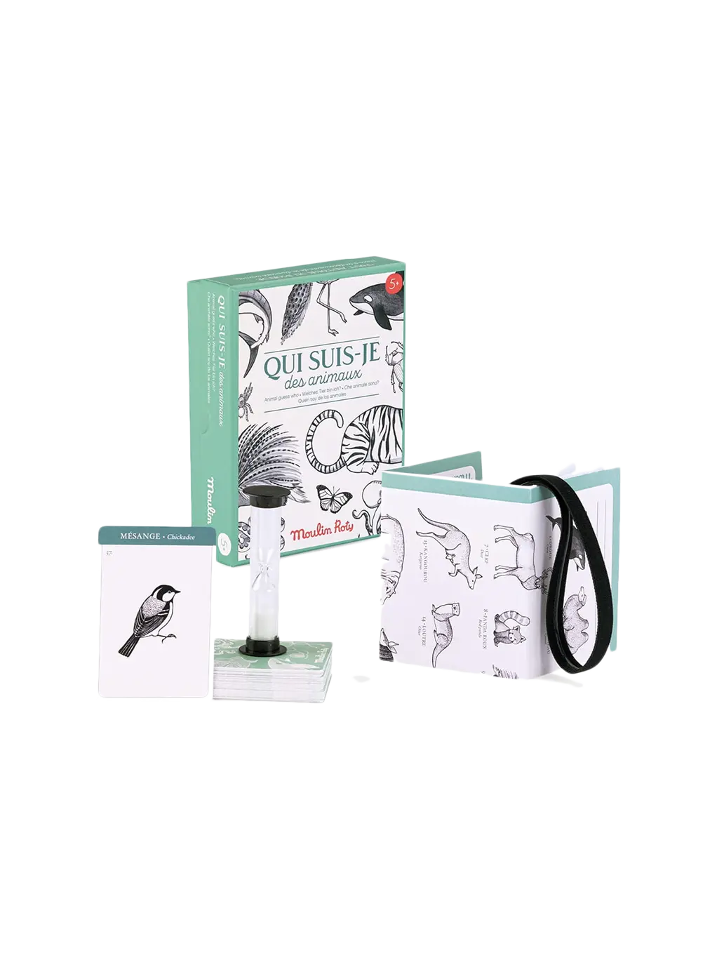 gra edukacyjna jakim jestem zwierzęciem? Moulin Roty BEBE Concept 