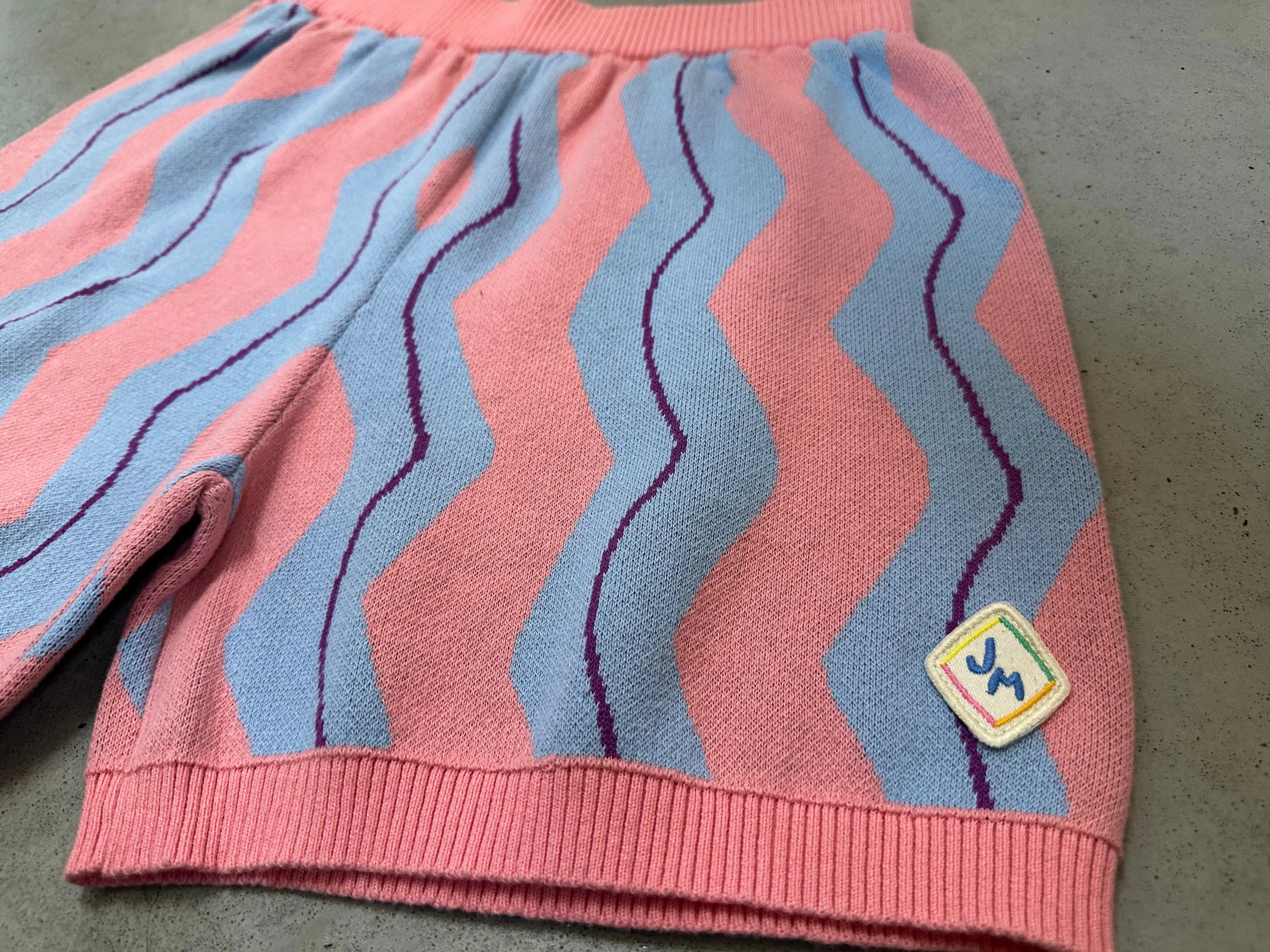 OUTLET Krótkie spodenki Wavy Stripe Knit | rozm. 10-11y bébé concept BEBE Concept 