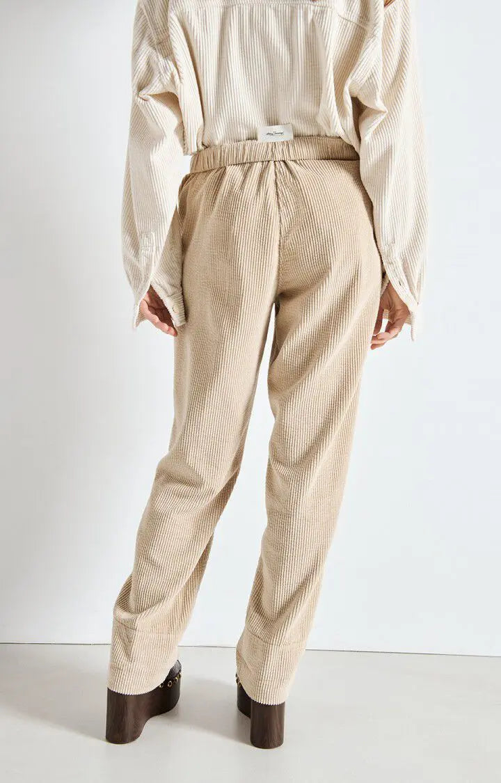 OUTLET Damskie spodnie sztruksowe Padow | rozm. L American Vintage BEBE Concept 