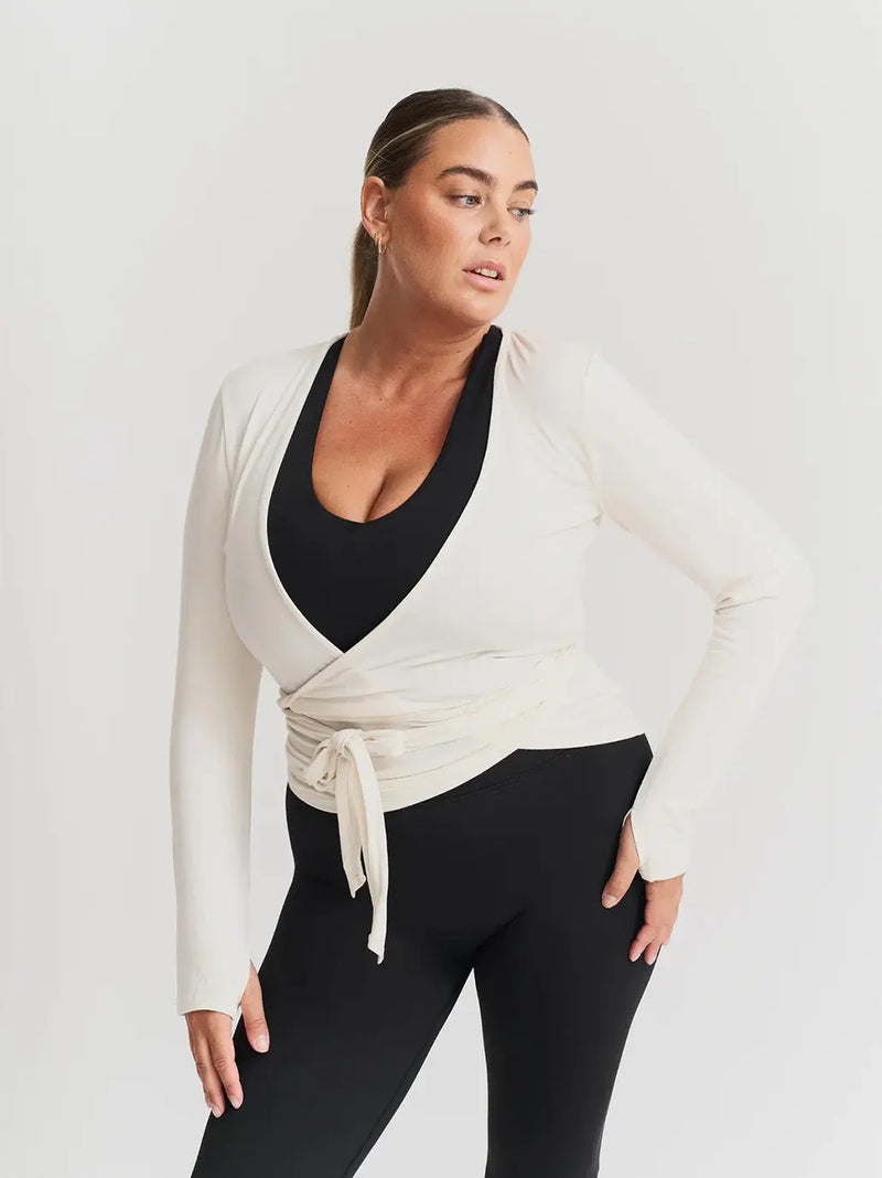 Soft Ballet Wrap Top Sisterly Tribe BEBE Concept 