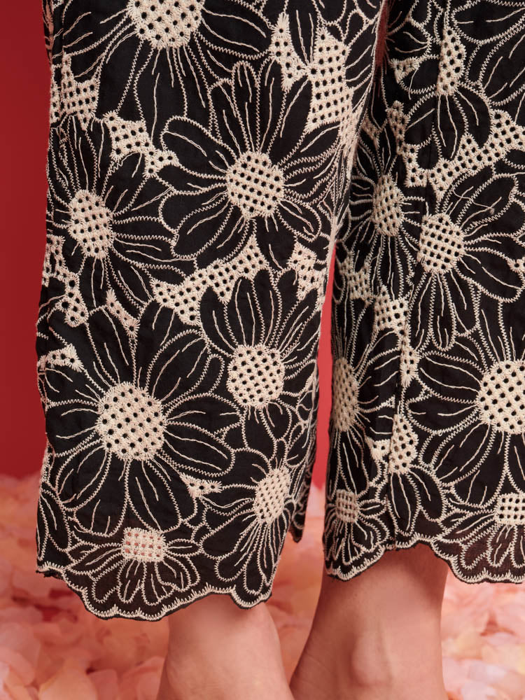 OUTLET Spodnie Flower Haze Wide Leg | rozm. XS bébé concept BEBE Concept 