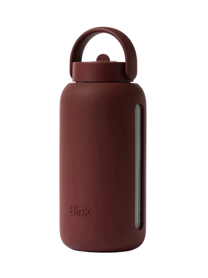 Szklana butelka Bink Day BLACK CHERRY