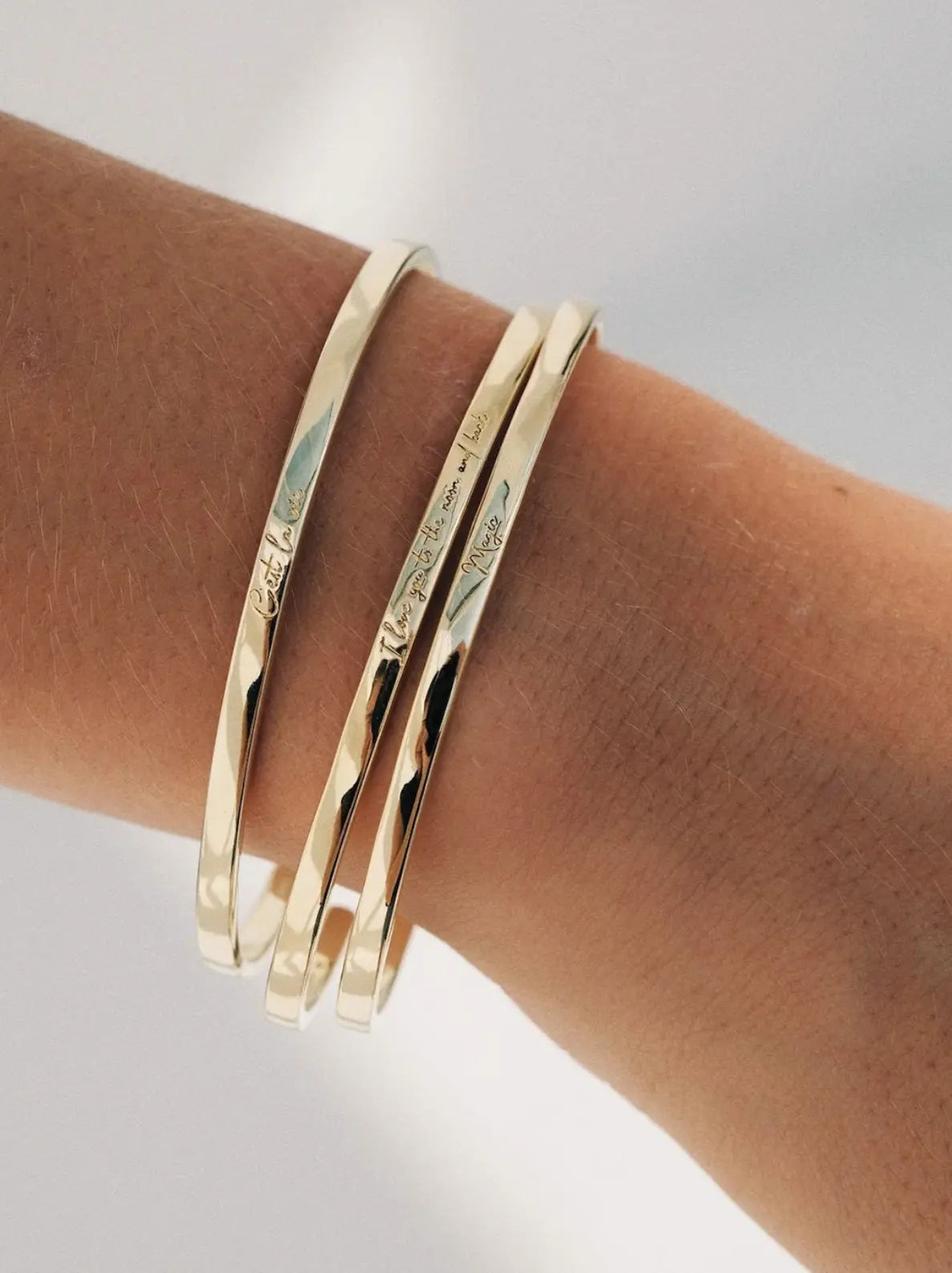 Pozłacana bransoletka Magic Bangle Anna + Nina BEBE Concept 