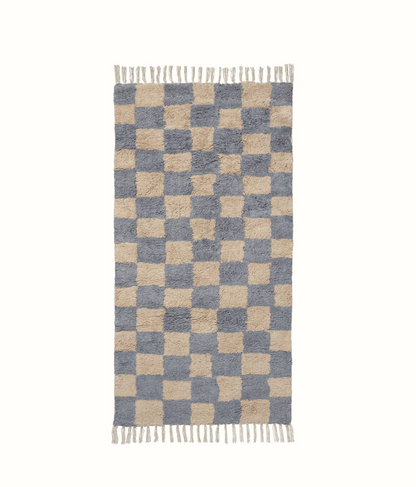 Bawełniany dywan Mara washable rug Mist Blue/Warm Sand