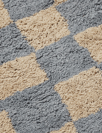 Bawełniany dywan Mara washable rug Mist Blue/Warm Sand