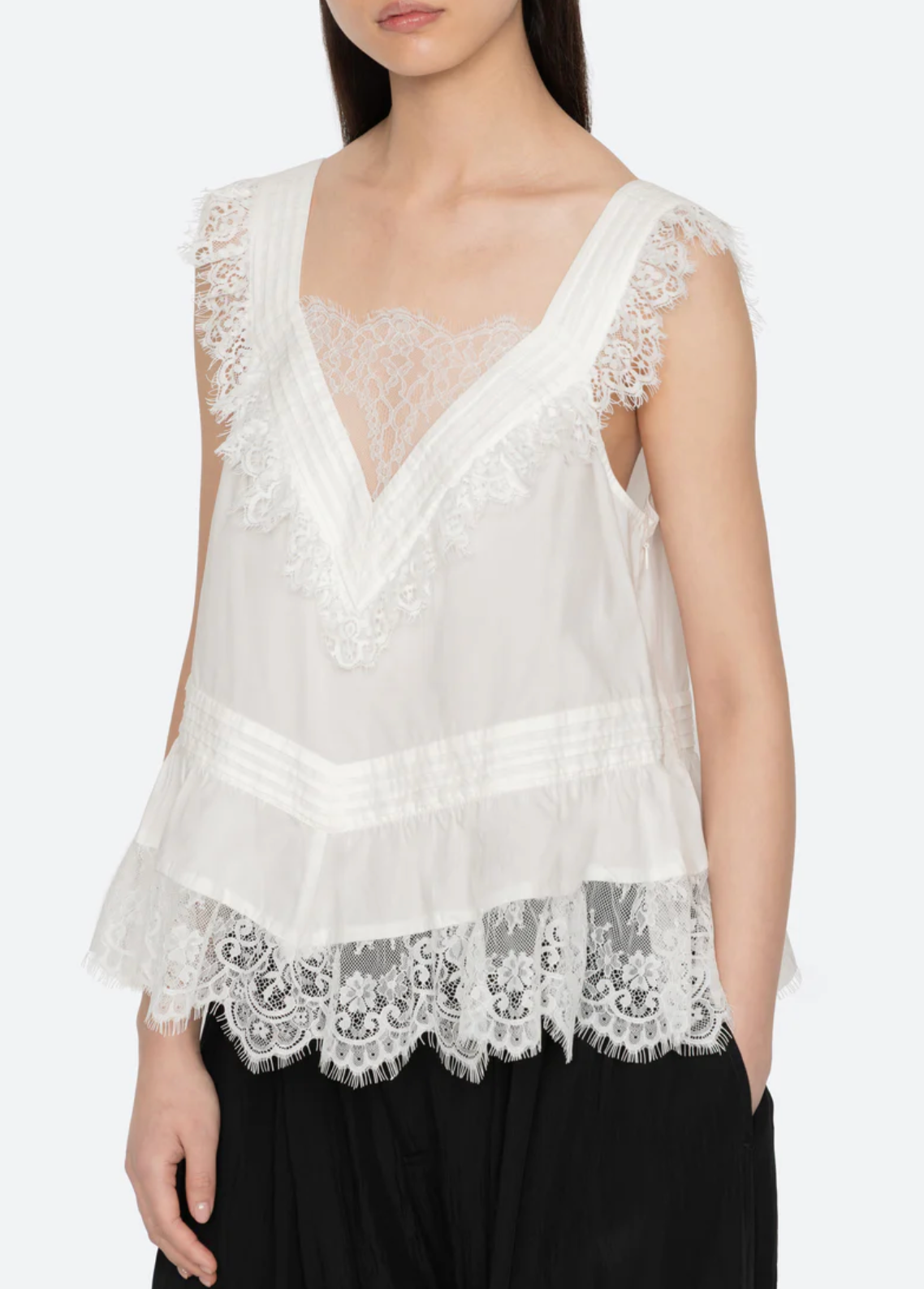 Hilda Solid Top WHITE