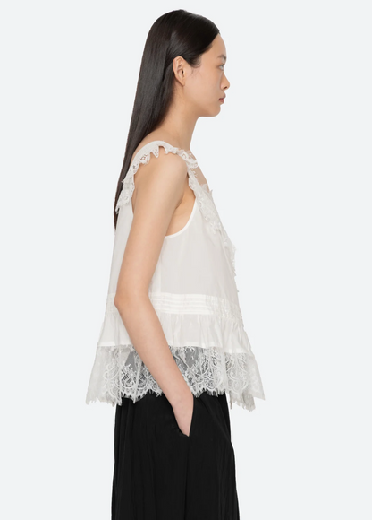 Hilda Solid Top WHITE