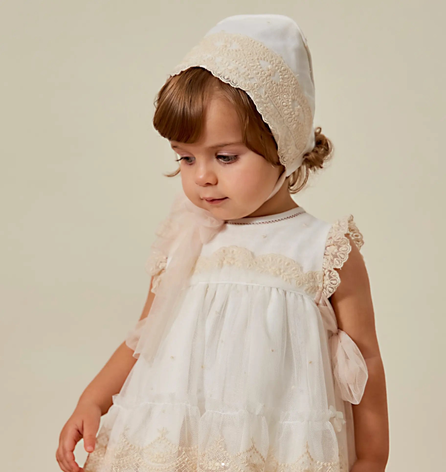 Niemowlęca sukienka z bloomersami | rozm. 6m Martin Aranda BEBE Concept 