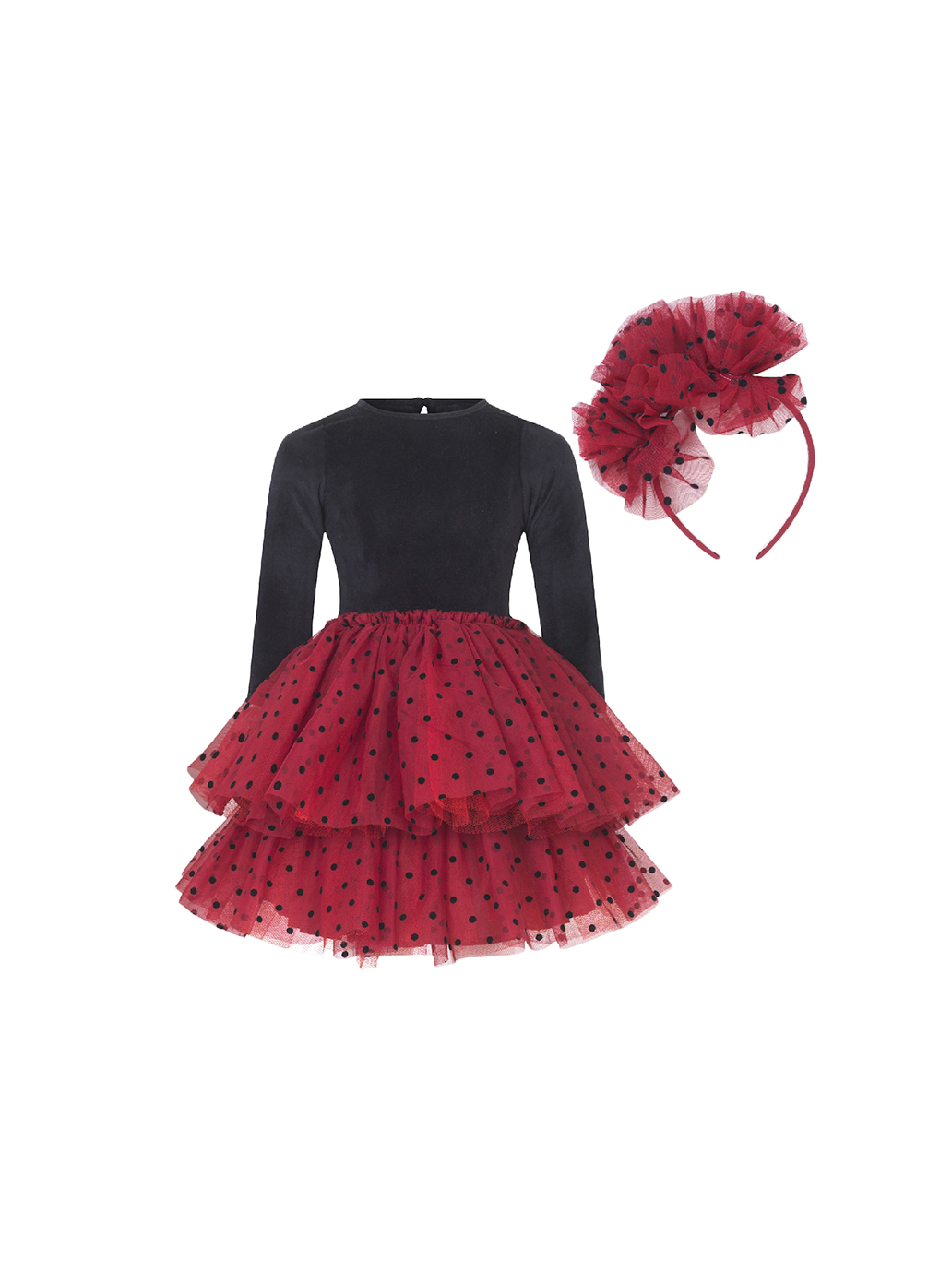 Przebranie tancerki flamenco z opaską Konges Slojd BEBE Concept 