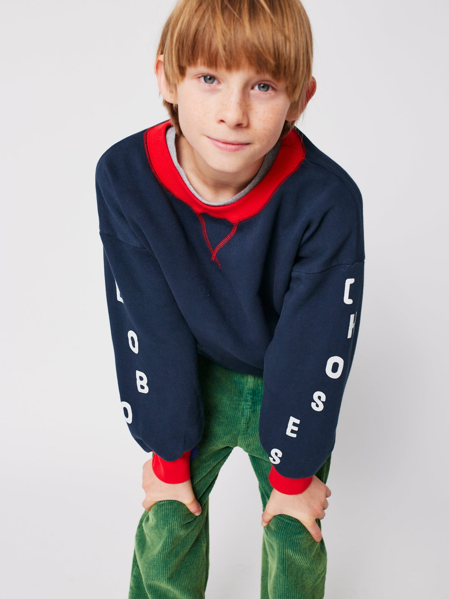 Bobo Choses color block sweatshirt Kids Bobo Choses BEBE Concept 