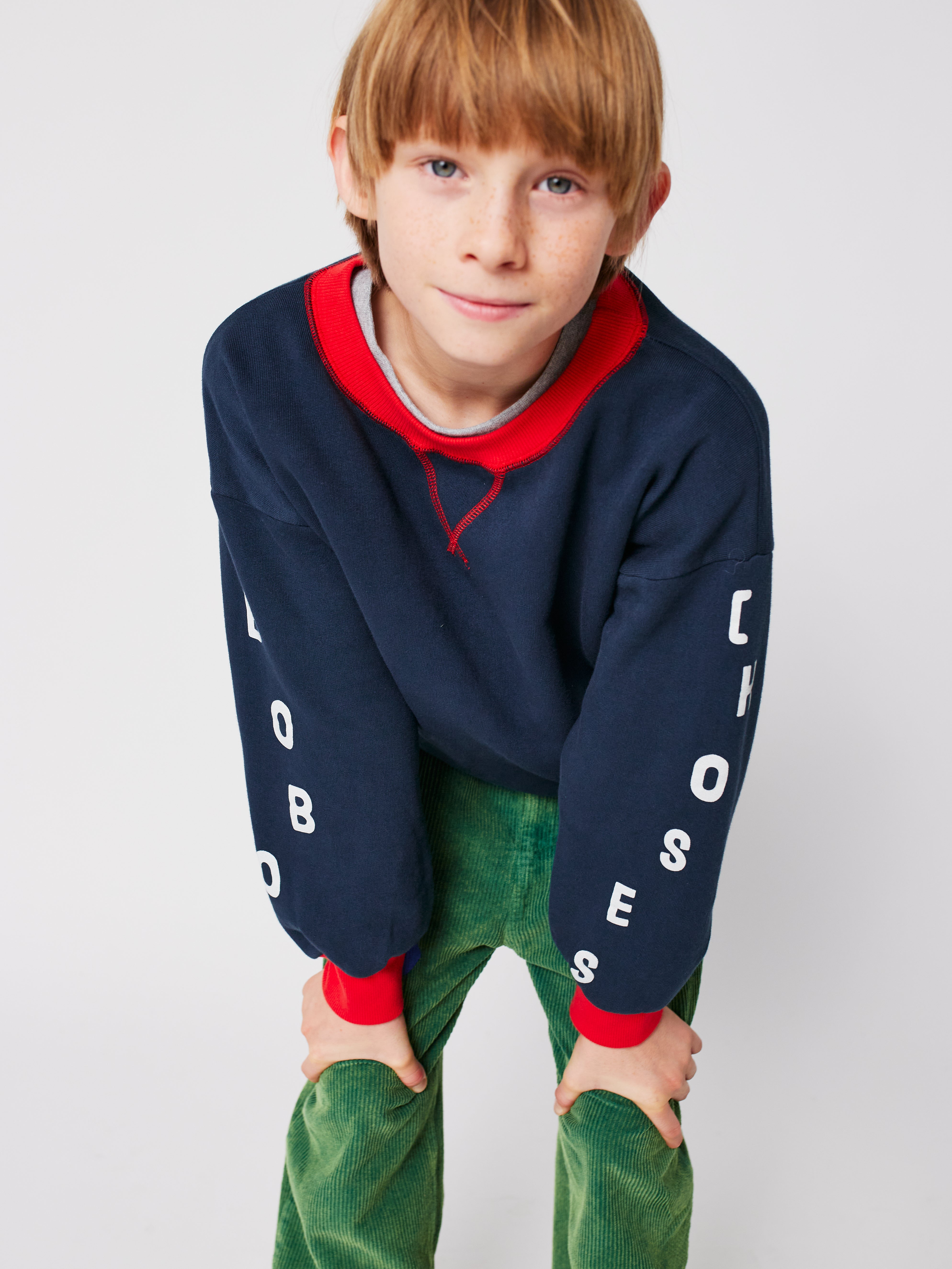 Bobo Choses color block sweatshirt Kids Bobo Choses BEBE Concept 